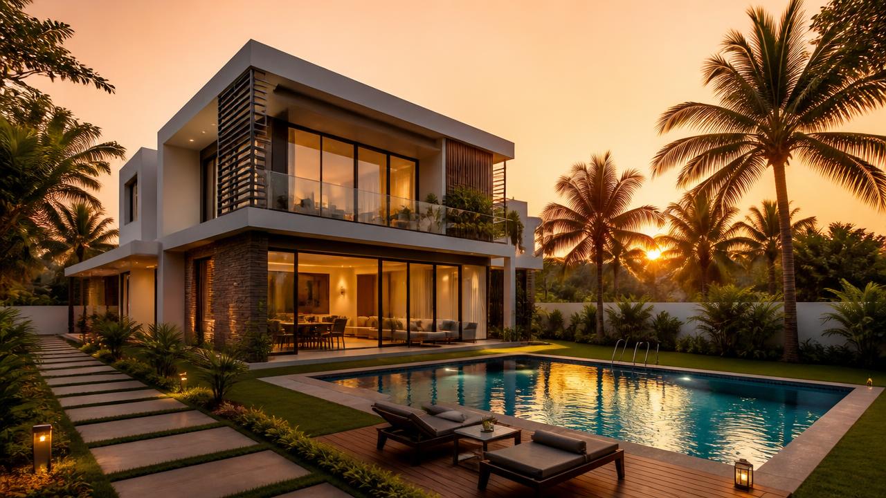 Casa Lumière — Villa · Whitefield, completed 2024