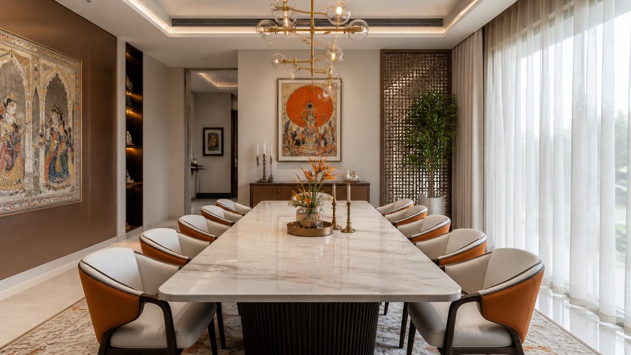 The Marble Room — Interior · Koramangala, completed 2025